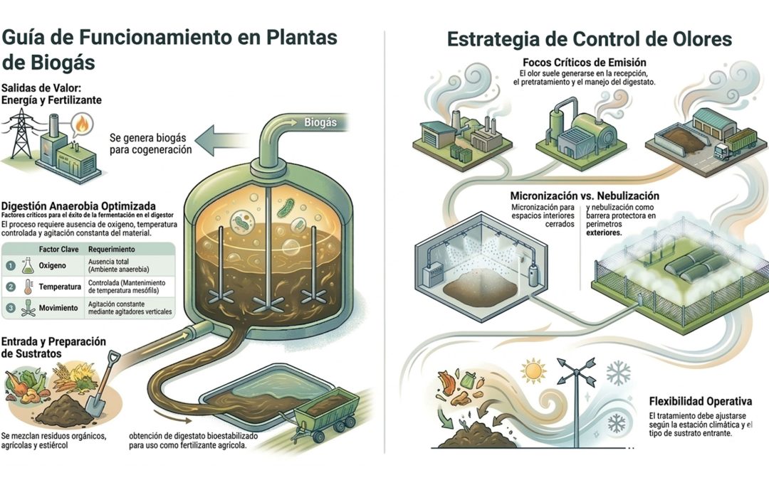 NEUTRALIZACIÓN ODORÍFERA EN PLANTAS DE BIOGÁS